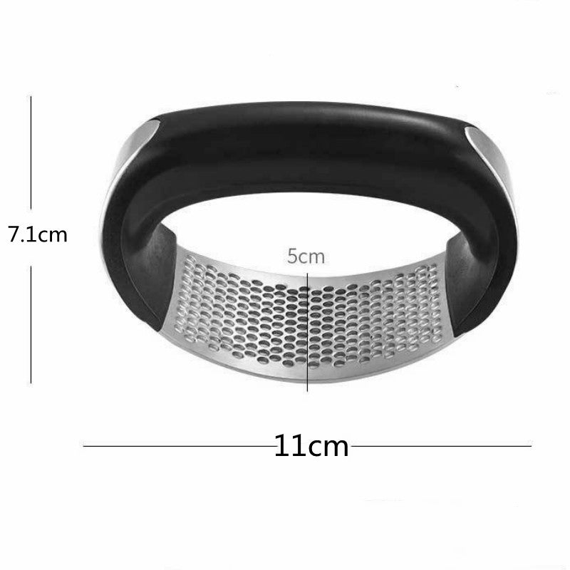 Dimensions of Garlic Grinder Crush Tool for mincing fruits and vegetables.